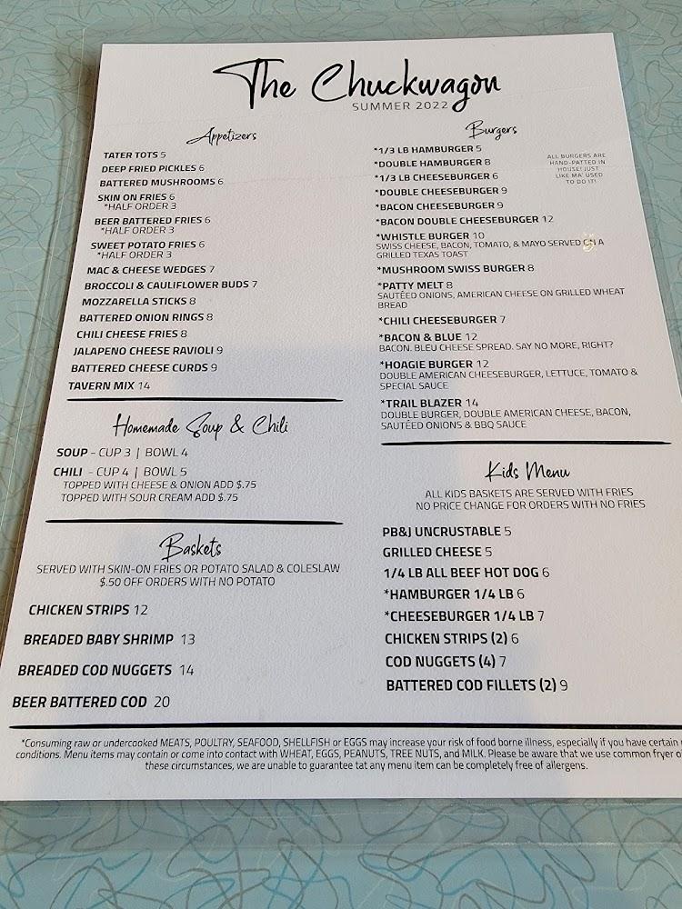 Chuckwagon Restaurant Menu image 4